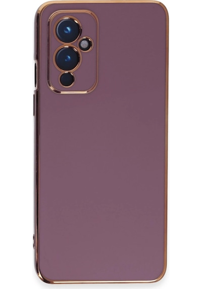 Newface - 15 - One Plus 9 Kılıf Volet Silikon - Ece-umay - - Mor
