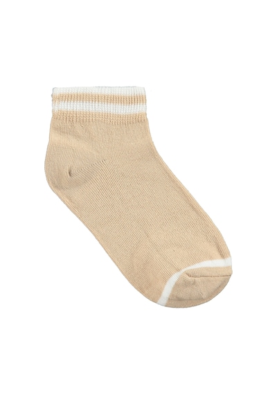 Civil Boys Basic Natural 3'lü 2-12 Yaş Erkek Çocuk Patik Çorap Standart