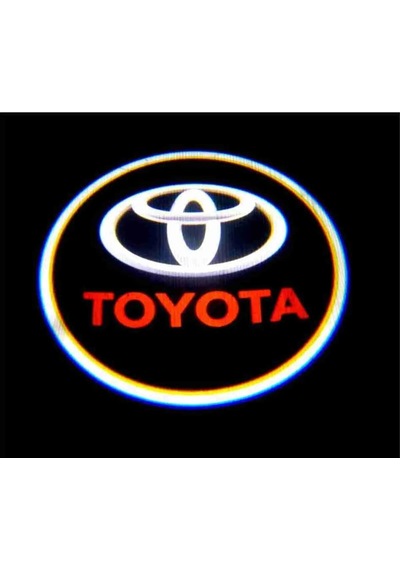 Toyota Araçlar 2 Adet İçin Pilli Yapıştırmalı Kapı Altı Led Log