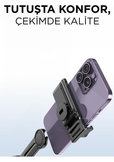 Tripod 360 Yüz Takip Gimbal Akıllı Video Selfie Telefon Tutucu P03 Syrox