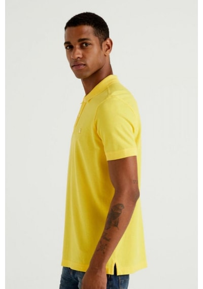 United Colors Of Benetton Erkek Polo T Shirt 3089j3179 Sarı