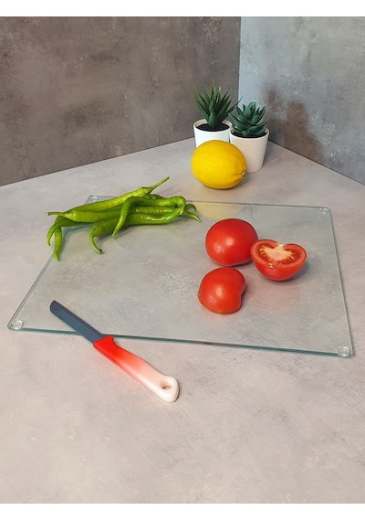 Saydam Cam Kesme Tahtasi 30cm X 40cm