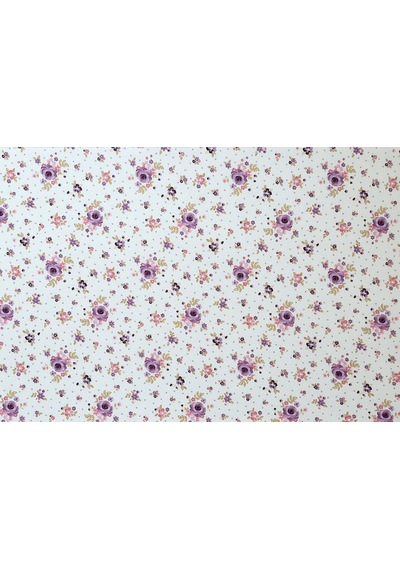 %100 Pamuk Yastık Kılıfı 50x70 Mor - Pembe