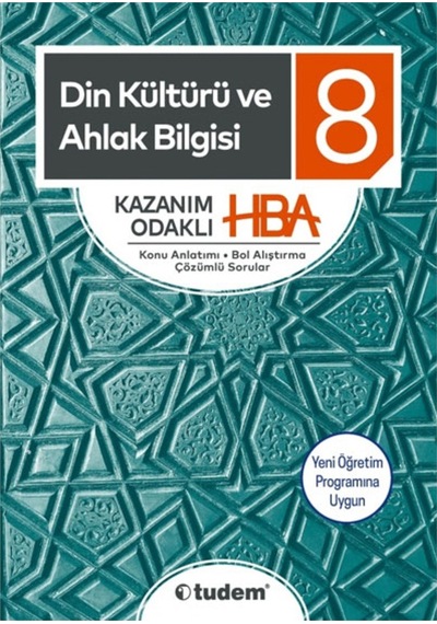 8 Sınıf Din Kültürü Ve Ahlak Bilgisi Kazanım Odaklı Hba Tudem Yay