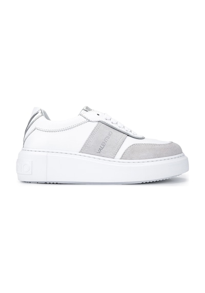 Mario Valentino Kadın Hakiki Deri Beyaz Sneakers & Spor Ayakkabı 1040 91b2213 Bn Ayk Sk25-26 Bıanco/argento