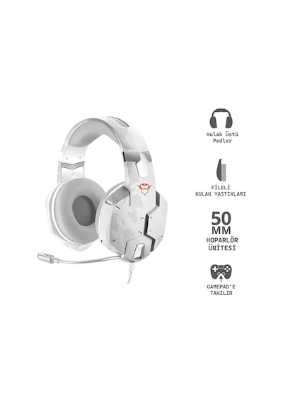 Gxt 322w Carus Snow Beyaz Kamuflaj Gamer Kulaklık