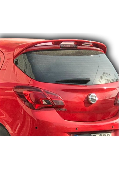 Opel Corsa E Uyumlu Yedek Parça Spoiler Fiber Boyasız