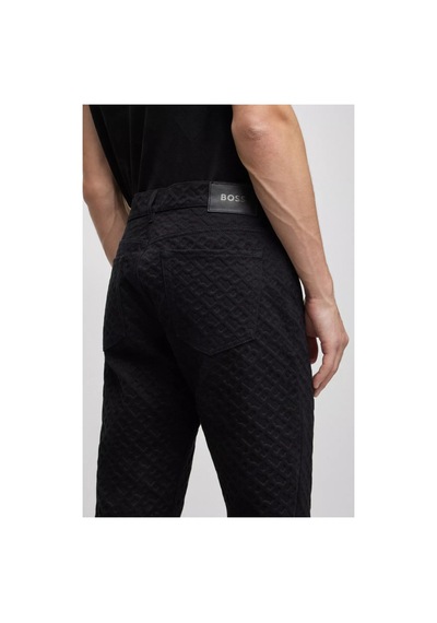 Boss London1 Erkek Black Jeans Siyah Siyah