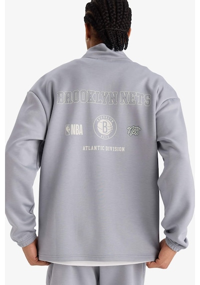 Defacto Defactofit Nba Brooklyn Nets Boxy Fit Dik Yaka Fermuarlı Sırt Baskılı Skuba Dalgıç Kumaş Sweatshirt E8764ax25augr445 Gri Defacto Defactofit Nba Brooklyn Nets Boxy Fit Dik Yaka Fermuarlı Sırt Baskılı Skuba Dalgıç Kumaş Sweatshirt E8764ax25augr445 Gri