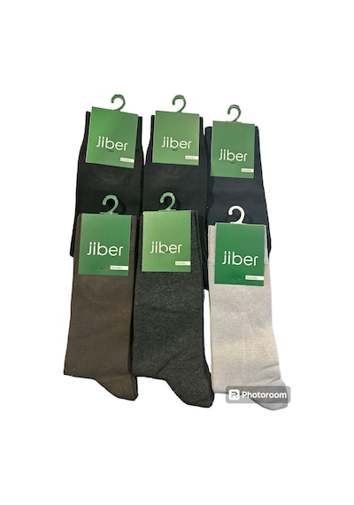 6'lı Paket Jiber Bambu Erkek Çorap 001