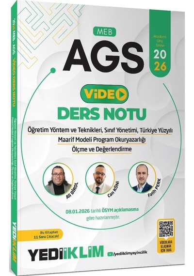 Yediiklim 2026 Meb Ags Öyt Sınıf Yönetimi Tymm Program Okuryazarlığı Ölçme Ve Değerlendirme Video Anlatımlı Ders Notu