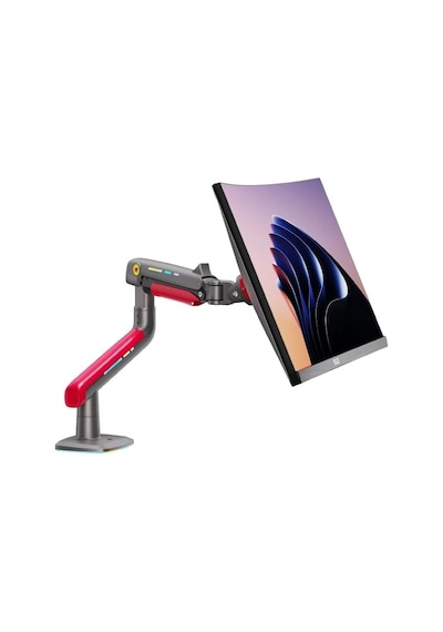 North Bayou Nb F5-gr Gaming 32-60 İnç Monitör Kolu 2-20 Kg Rgb Işıklı Yüksek Taşıma Kapasiteli Profe
