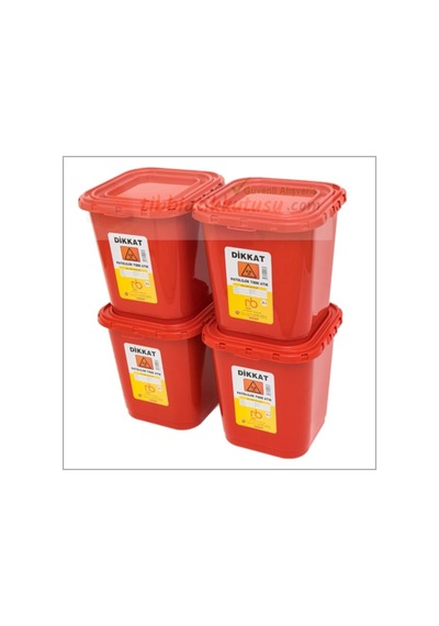Patolojik Atık Kabı 30 Lt Kırmızı Donbox