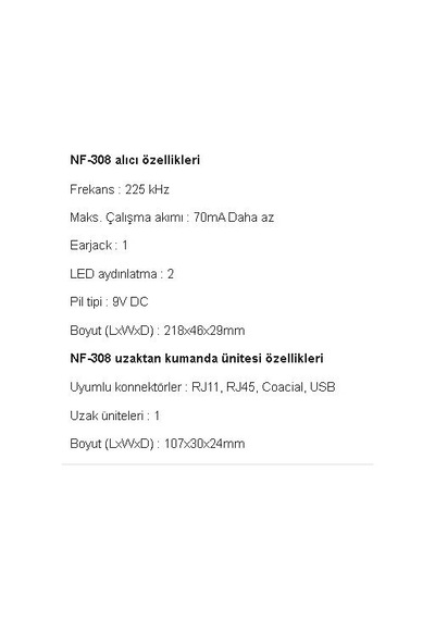 Nf 308s Kablo Test Cihazı Ub