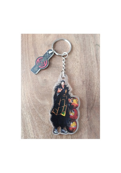 Owl Bag Jujutsu Kaisen Suguru Geto Desenli Acrylic Anahtarlık Çanta Süsü Çok Renkli