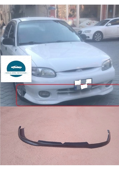 Hyundai Accent Yumurta Kasa Ön Tampon Eki Typer Boyasız Ham Siyah Fiberclass
