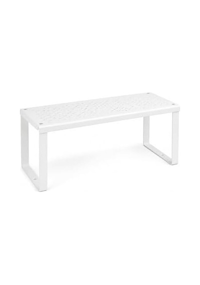 1, White - Varıera - 801.366.22 Half Shelf, Steel, White, 13 X 32 X 16 Cm Açık Bej