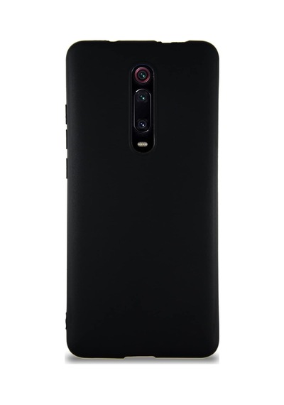 Xiaomi Mi 9t İle Uyumlu Kılıf Soft Premier Renkli Silikon Kapak - Siyah