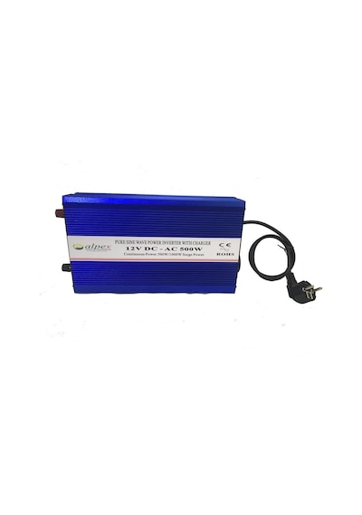 Alpex 500 Watt UPS (Şebeke Şarjlı) Tam Sinüs İnverter