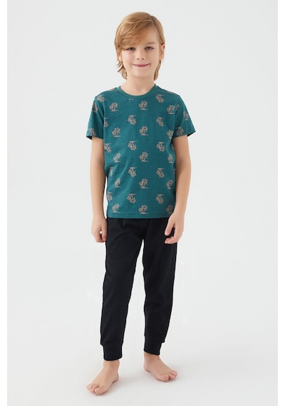 Arnetta 2504 Parrot Erkek Çocuk Kısa Kol Pijama Takım 001