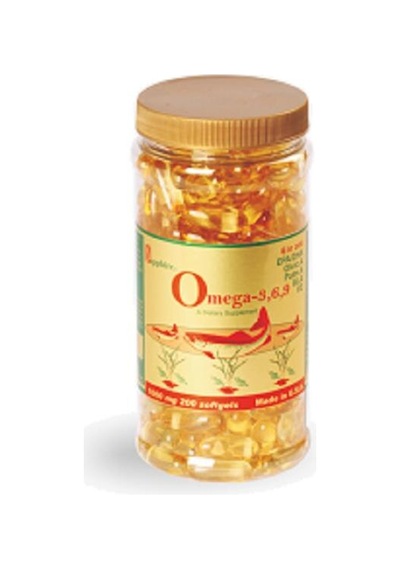 Sapphire Omega-3,6,9 Softgel 200 Yumuşak Kapsül