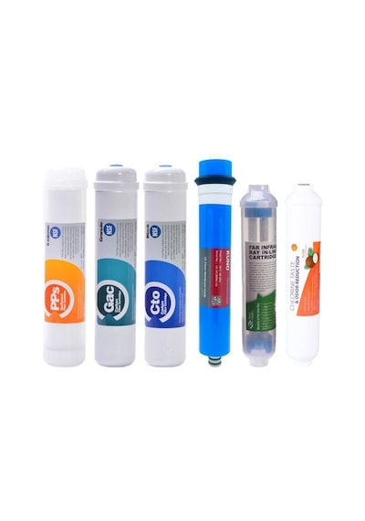 Kapalı Kasa Su Arıtma Cihazı 6 Lı Inline Filtresi Seti 6 Aşamalı Lg & Kuno Membran