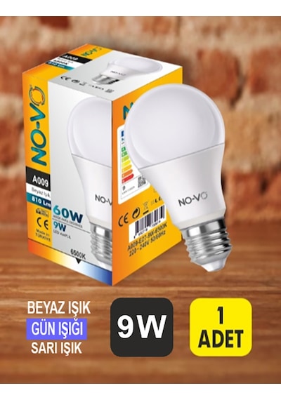Novo 9w Led Ampul Gün Işığı