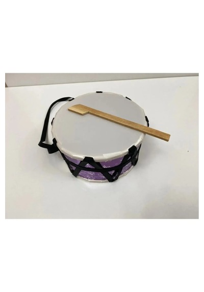 Anaokulları İçin Gösteri Davulu 35 Cm Çapında Dev Davul Ve Tokmağ