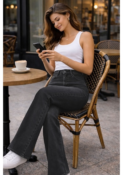 Cedy Denim Cedy Denım Yüksek Kalite Kadın 5 Cep Düşük Bel İspanyol Paça Skinnyfit Esnek Jean Pantolon C619 Antrasit Cedy Denim Cedy Denım Yüksek Kalite Kadın 5 Cep Düşük Bel İspanyol Paça Skinnyfit Esnek Jean Pantolon C619 Antrasit