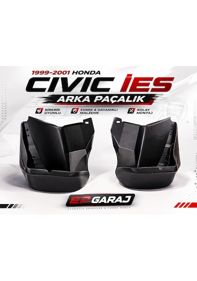 Honda Civic İes Sedan Uyumlu 1999-2001 Model Makyajlı Kasa Arka Sağ Sol Paçalık Tozluk 0