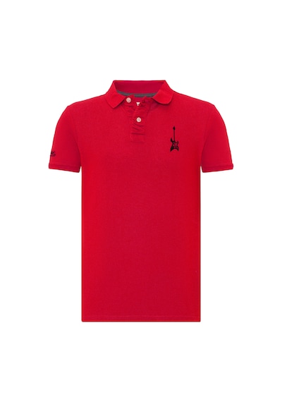 Routefield Punk Erkek Polo Tişört Bordo