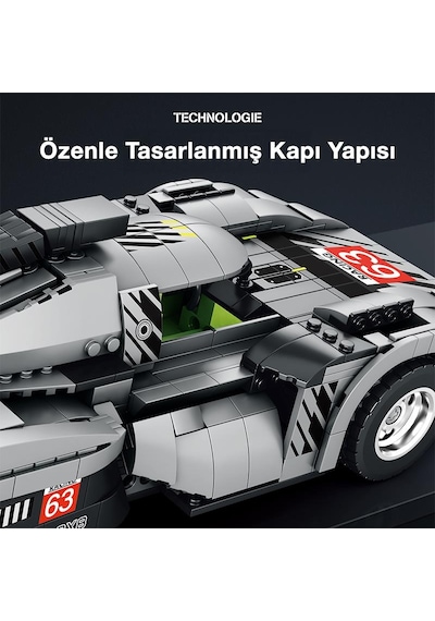 Reobrix Creator 11031 Peugeot 9x8 Araba Yaratıcı Yapı Blok Seti Building Blocks - 1338 Parça