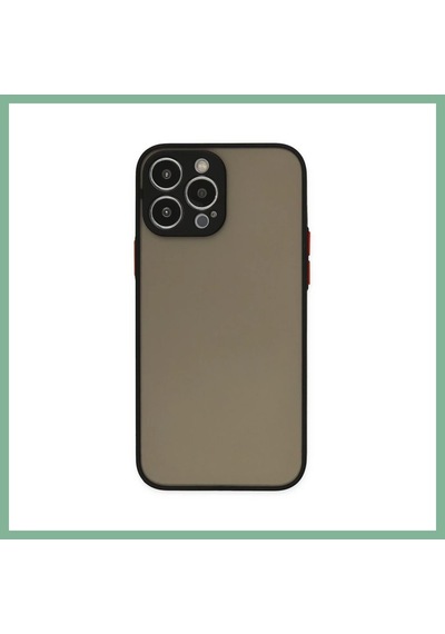 Bşkvirgo İphone 15 Pro Uyumlu Kılıf Montreal Silikon Kapak - Siyah Bsk2026