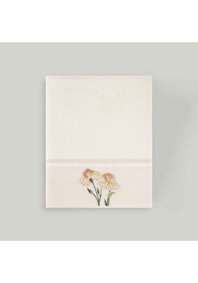 Linens Cora Bambu 50x85 Cm Yüz Havlusu Ekru Ekru