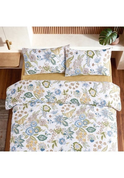 Aryıldız Home Harmony %100 Pamuk Tek Kişilik Nevresim Takımı Renkli