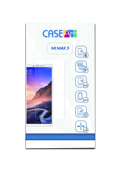 Xiaomi Mi Max 3 ile Uyumlu Ekran Koruyucu Kırılmaz Cam