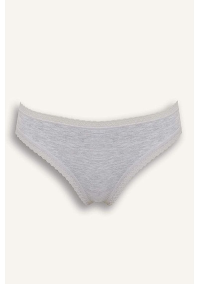 Defacto Dantel Detaylı 3lü Brazilian Külot-fall İn Love F2190ax25augr93 Gri