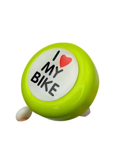 Plus I Love My Bike Metal Sağlam Bisiklet Zili Yeşil