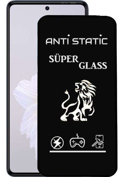 Tecno Uyumlu Camon 20 Pro Tam Kaplayan Anti Statik Dayanıklı Süper Cam Ekran Koruyucu