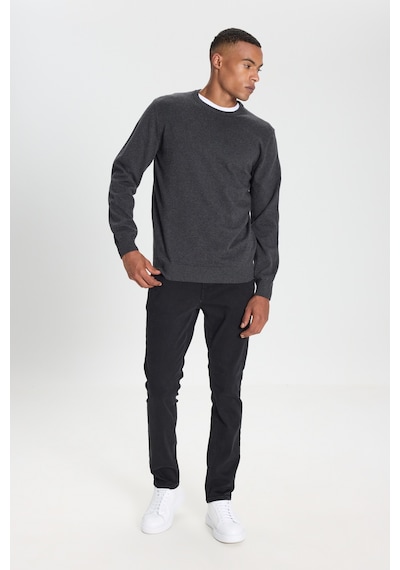 AC&Co / Altınyıldız Classics Erkek Antrasıt Melanj Pamuklu Standart Fit Normal Kesim Bisiklet Yaka Triko Kazak Antrasit Melanj AC&Co / Altınyıldız Classics Erkek Antrasıt Melanj Pamuklu Standart Fit Normal Kesim Bisiklet Yaka Triko Kazak Antrasit Melanj