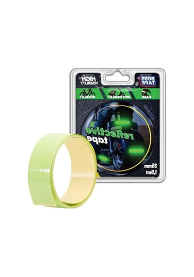 Fosforlu Reflektif Bal Petek Desenli Bant, 35 Mm X 1.5 M, Yeşil