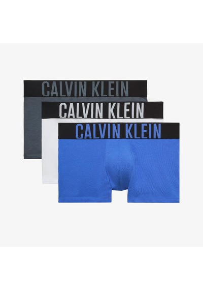 Calvin Klein Erkek Siyah/beyaz/mavi 3'lü Boxer 000nb3608a 2800324