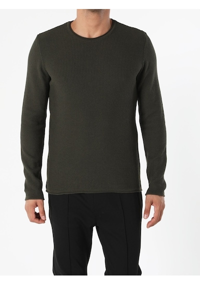 Colin's Slim Fit Haki Erkek Kazak CL1055245_Q1.V1_KHA
