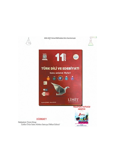 Limit 11. Sınıf Türk Dili Ve Edebiyatı Konu Anlatım Föyleri