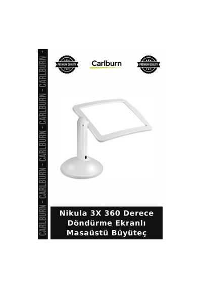 Nikula 3x 360 Derece Döndürme Ekranlı Masaüstü Büyüteç Hobi Aleti Eller Serbest Fonksiyonel