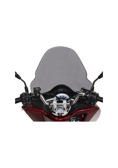GP Kompozit Honda PCX 125 / 150 2014-2017 Uyumlu Ön Cam Füme 65 cm