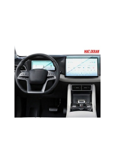 Byd Atto 2 Boost Hayalet Ekran Ve Multimedya Uyumlu Mat Ekran Koruyucu