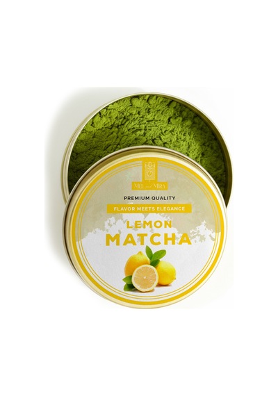 Limon Aromalı Matcha Tozu 25g, Lemon Matcha Powder