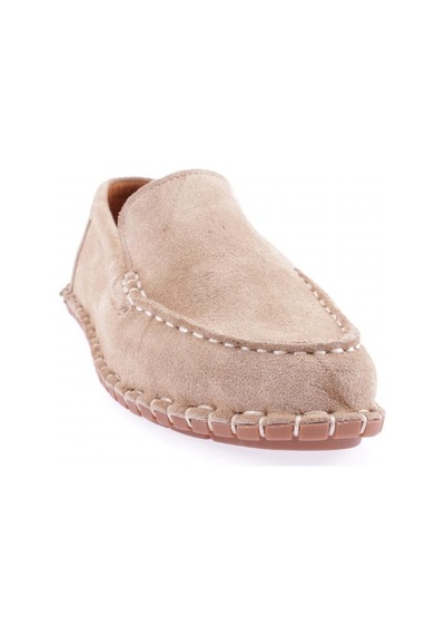 Dgn 603-23y Kadin Dikiş Detayli Loafer Ayakkabi 603-2109-R0186 Bej
