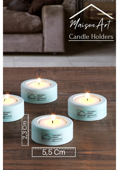 Holder 6'lı Set Mumluk Tea Light Mumluk Seti Dekoratif Şamdan Mumluk 001